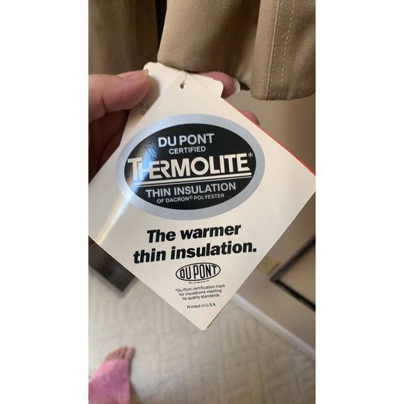 Vintage J.G. Hook Trench Coat Womens Size 14R Plaid Lined Yoke Button Up Belted - Picture 10 of 11